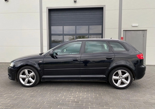 Audi A3 cena 31900 przebieg: 235000, rok produkcji 2009 z Lesko małe 254